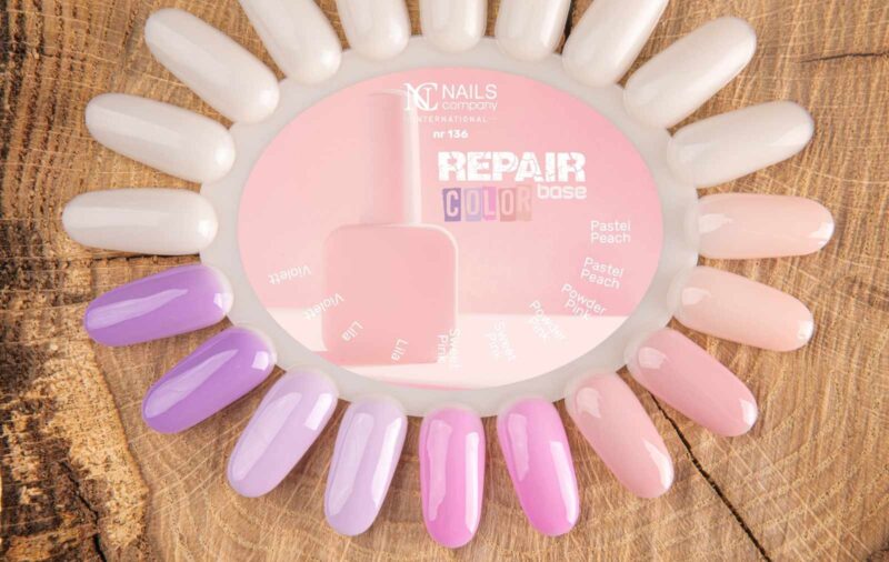 Nails Company Repair Base Color Lila 11ml - obrazek 2