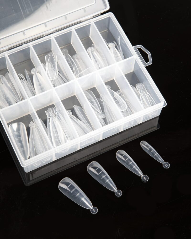 Nails Company szablony dual form Almond 120 szt. - obrazek 4