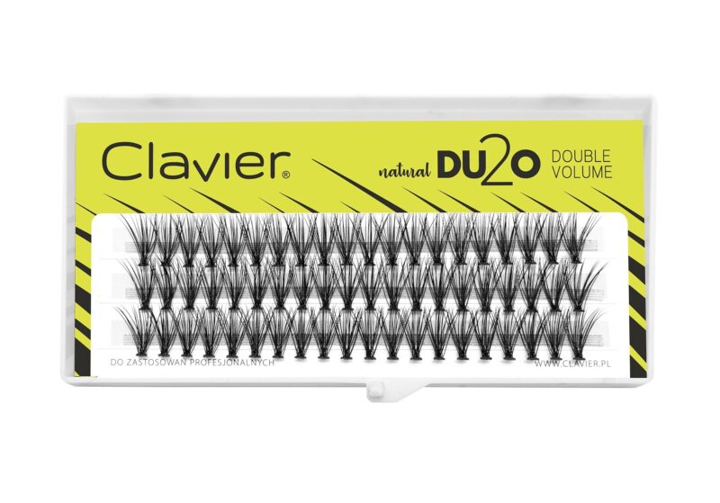 Clavier kępki rzęs DU2O Double Volume C 0,10 10mm Natural - obrazek 3