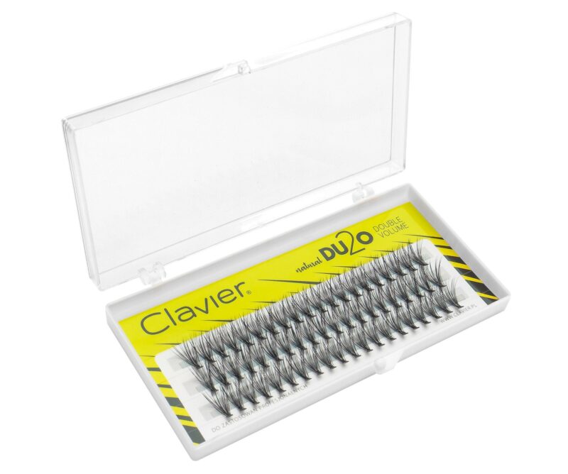 Clavier kępki rzęs DU2O Double Volume C 0,10 10mm Natural - obrazek 4
