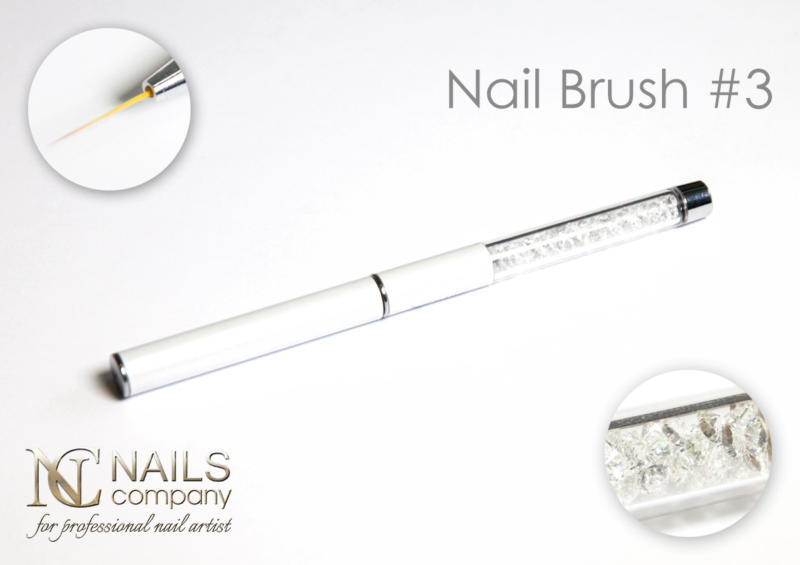 Nails Company pędzelek do zdobień nail art 11mm - obrazek 2