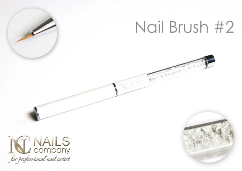 Nails Company pędzelek do zdobień nail art 9mm - obrazek 2