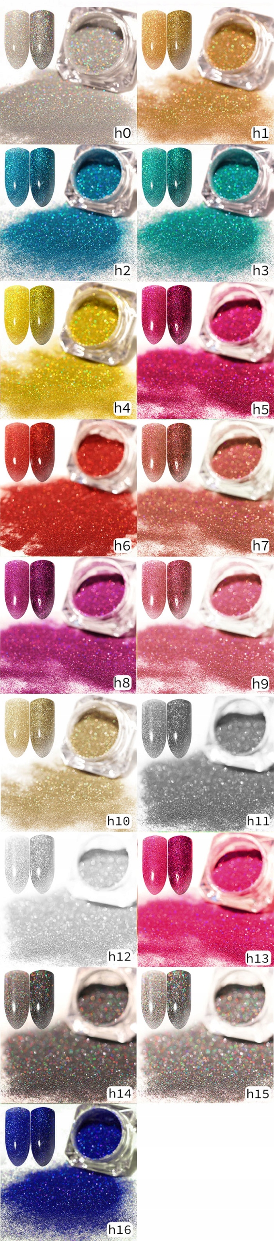 Efekt Manix Holo Szron 14 brokat 3ml - dark color - obrazek 3