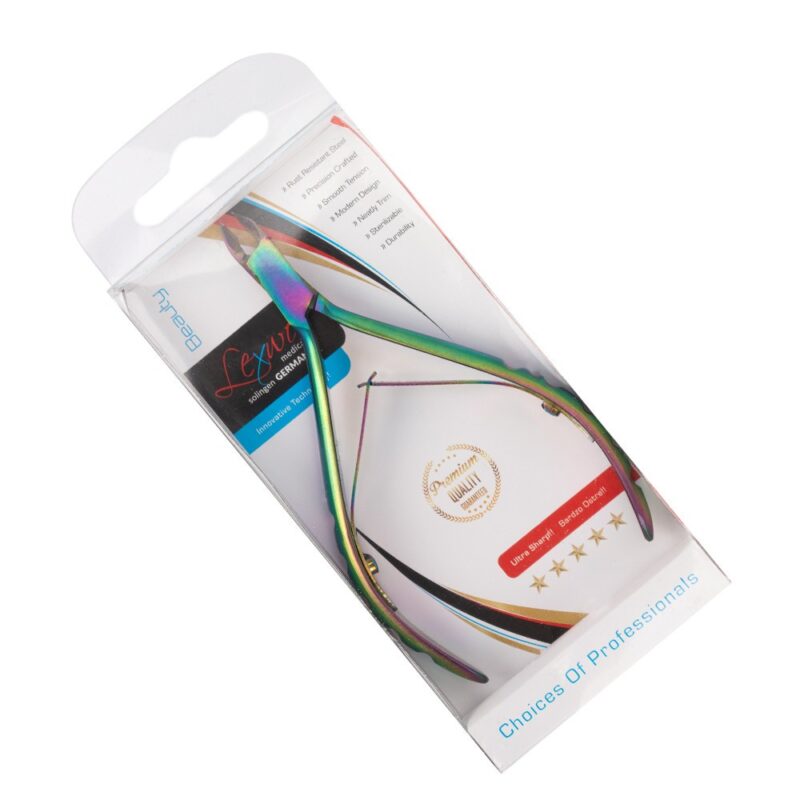 Lexwo cążki do skórek 5mm multicolor 138-5 - obrazek 4