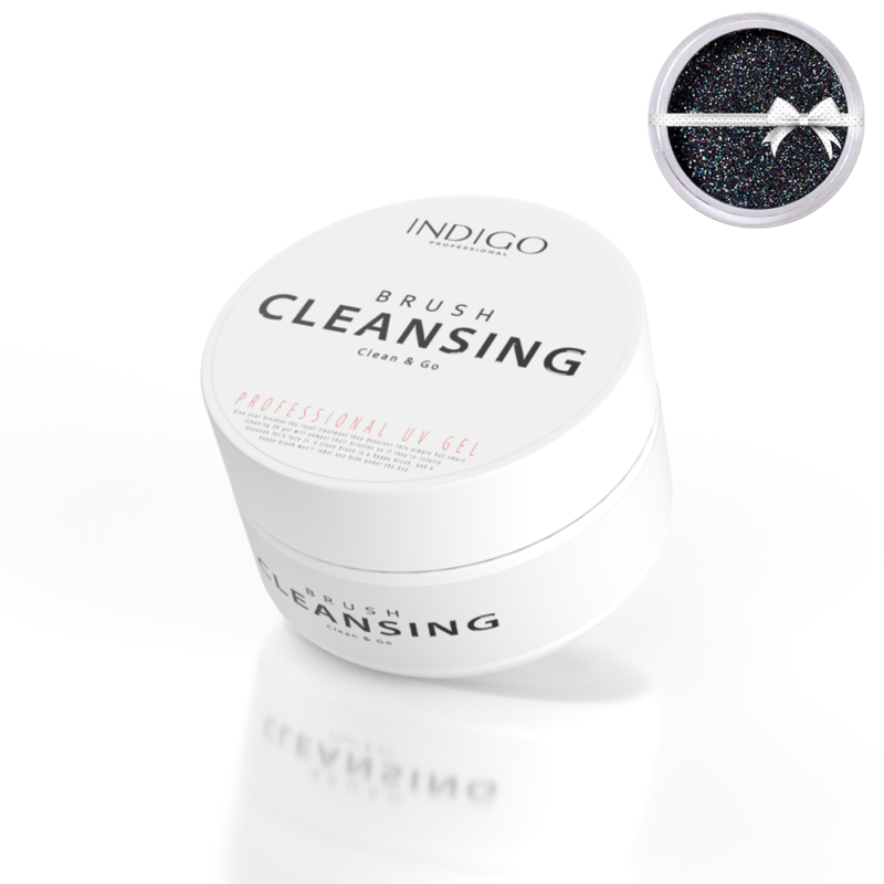 Indigo Brush Cleansing UV GEL 30ml preparat do czyszczenia pędzli - obrazek 3